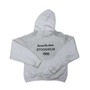 Acne Studios Distressed Back Logo Hoodie